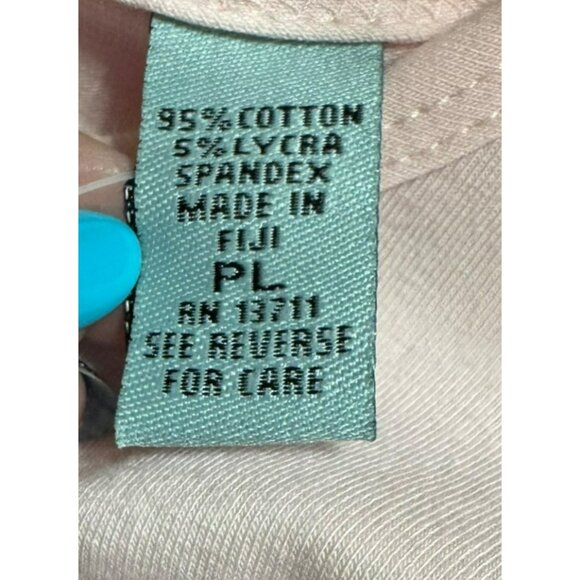 Marsh Landing Petites Light Pink Crew Neck Cotton T-Shirt Size PL - Picture 5 of 7